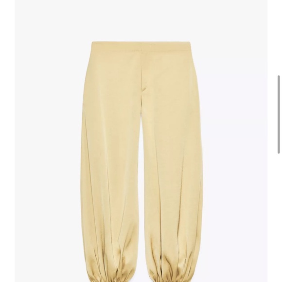Zara NWT ZW Collection satin balloon pants 8442/352 - Picture 2 of 8